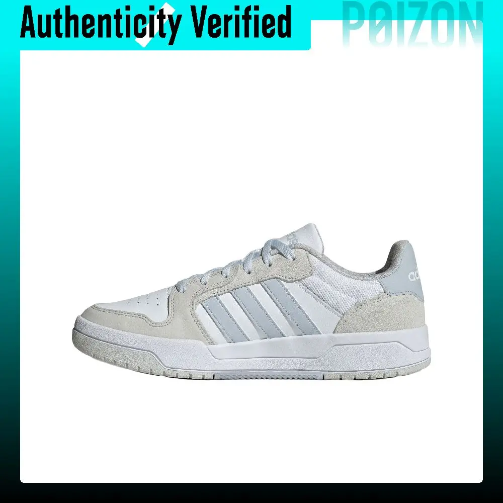 Adidas ENTRAP Textile, Synthetic Leather Lightweight Low top Skateboard Shoes Unisex White JI2561