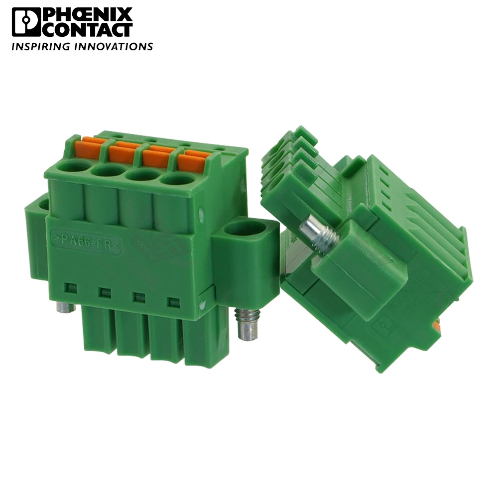 3.81mm Original Genuine Phoenix Contact Connector PCB Pluggable PLUG-IN Terminal Block 4 Pin FK-MCP 1.5 STF 3.81 1940114 8A 160V