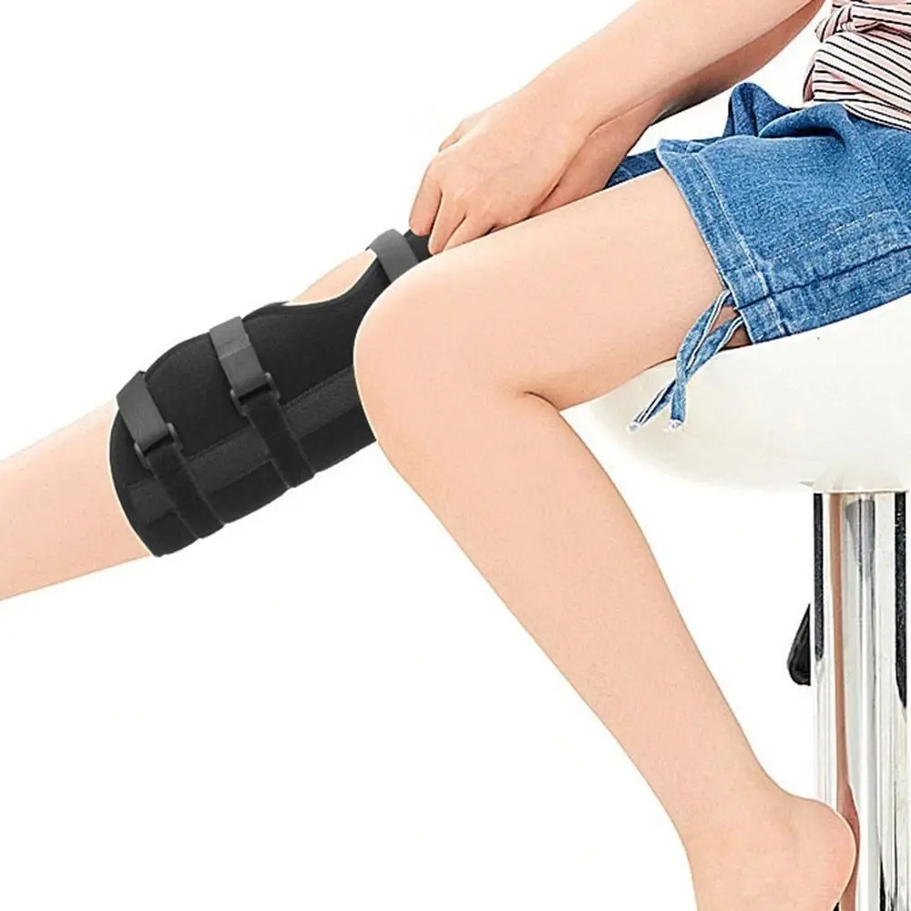 Portable Surgery Recovery Knee Immobilizer Brace Breathable Sweat-absorbing Leg Support Brace Soft Knee Joint Strap Child
