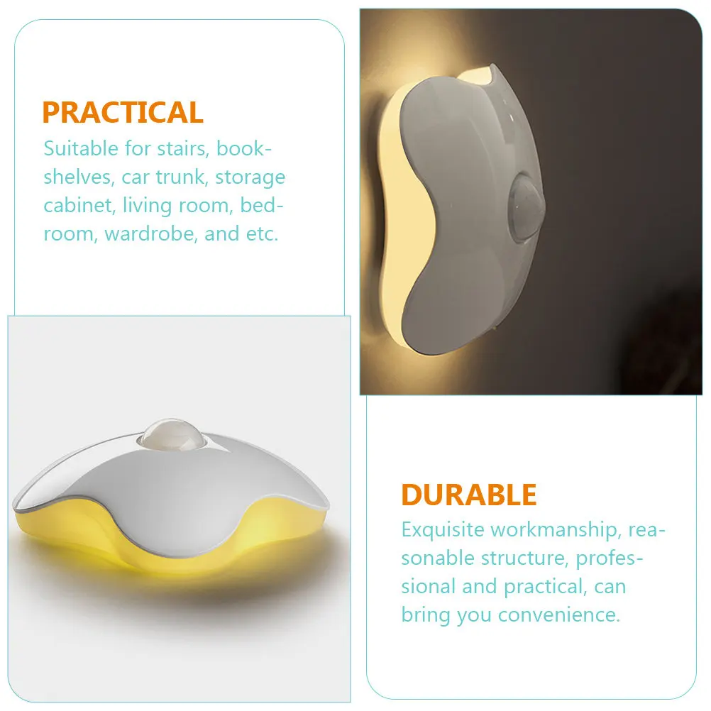 LED Night Light Battery Operated Sensor Light Activated Under Cabinet Lighting Closet Lights Wireless Bedside