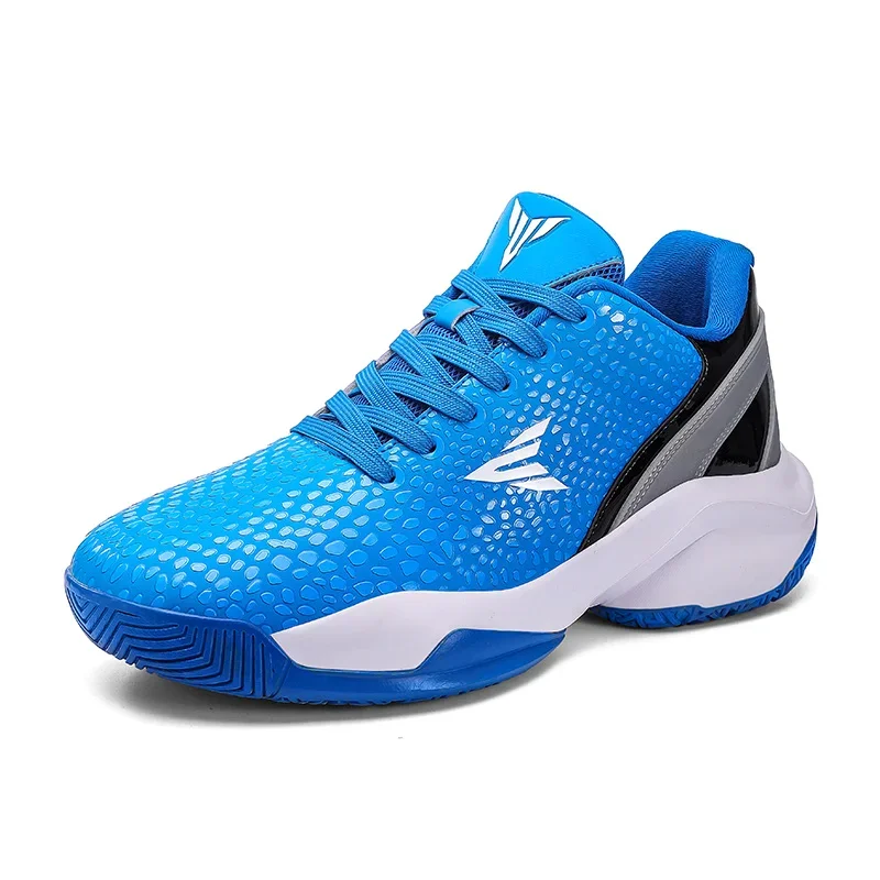 New Design Blue Basketball Shoes for Men and Women Spring Autumn Basket Boots Trainer High Quality Sports Sneakers