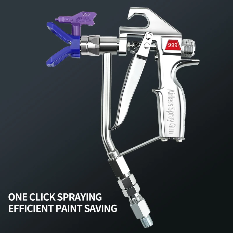 Airless Paint Spray Gun with Tip Guard,655 TIP and 3/8\