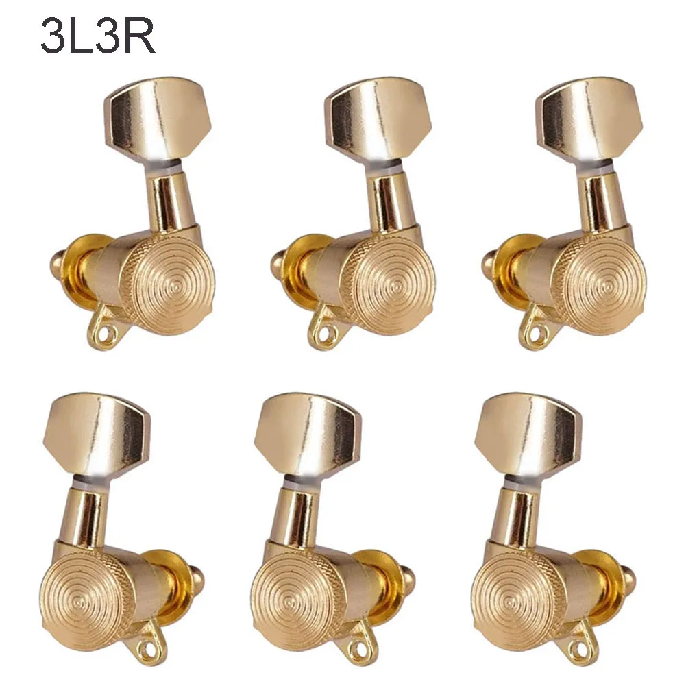 Functional Entertainment Peg Locking Tuners Guitar String Precise Zinc Alloy 3L3R6L6R Electric Heavy Duty Improve