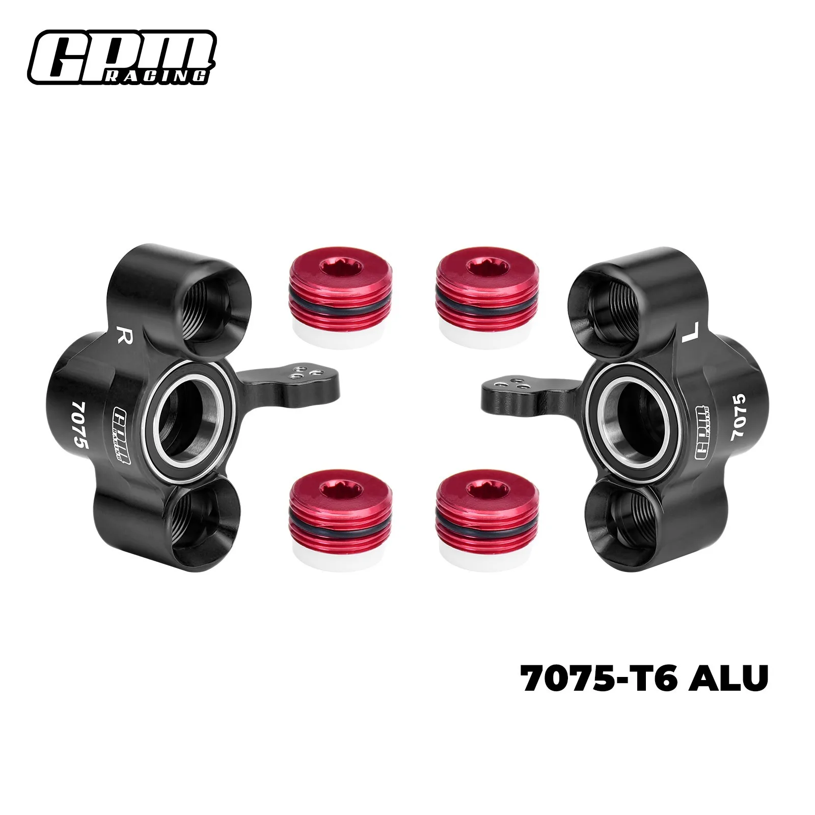 GPM 7075 Alloy Front Steering Block Larger Bearings For ARRMA Kraton 6S Outcast