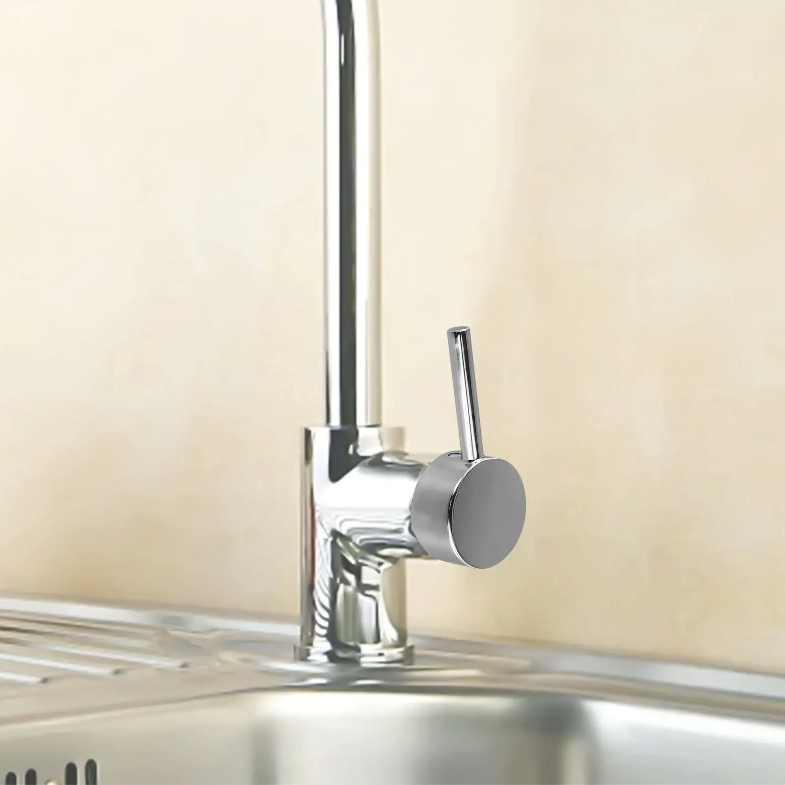 

35 40-миллиметровый кран с рычагом клапана, надежная работа с помощью этой простой в установке сменной ручкой для ванной комнаты, кухонной раковины