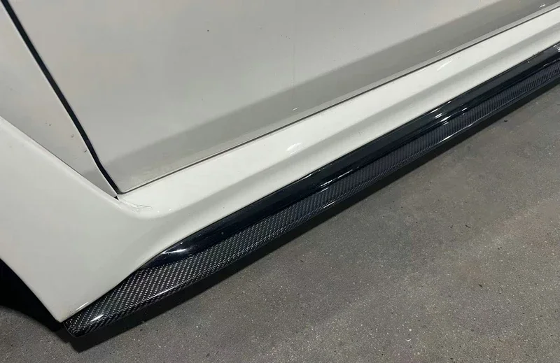 NEW-STRYE FOR Civic Type R FL5 EPA Type 1 side skirt addon carbon fibre accessories Enhancement Exterior Appearance