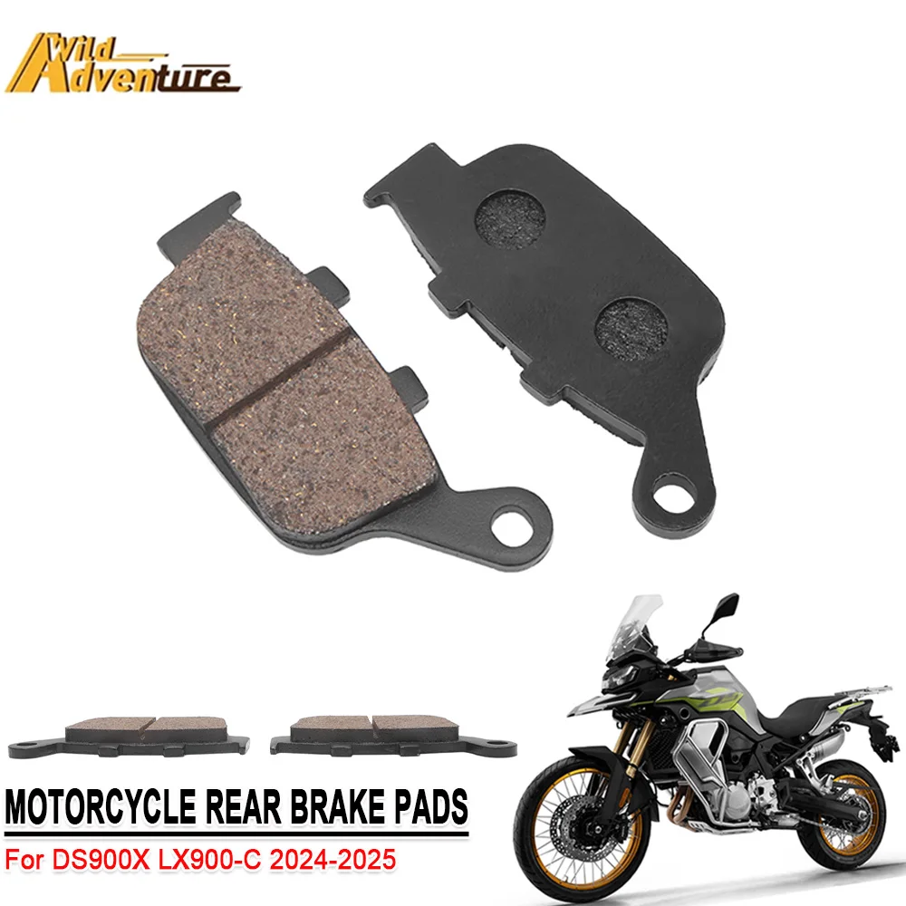 

DSX900 Motorcycle Brake Pads For DS900X DSX900 900DSX 900 DSX dsx900 LX900-C 2024-2025 Ceramics Rear Brake Pads Accessorys 2Pcs