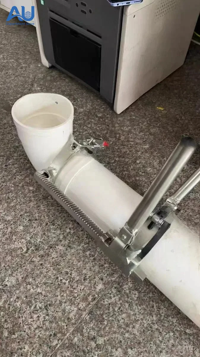 PP pipe installer silent tensioner hdpe straight pipe flexible socket pp silent drain pipe butt fastener