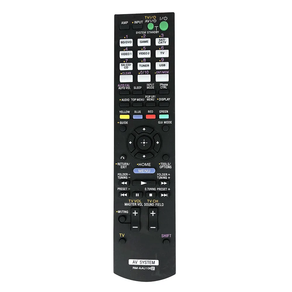 

New RM-AAU106 For Sony RMAAU106 Audio Video Receiver AV Remote Control STR-DH710