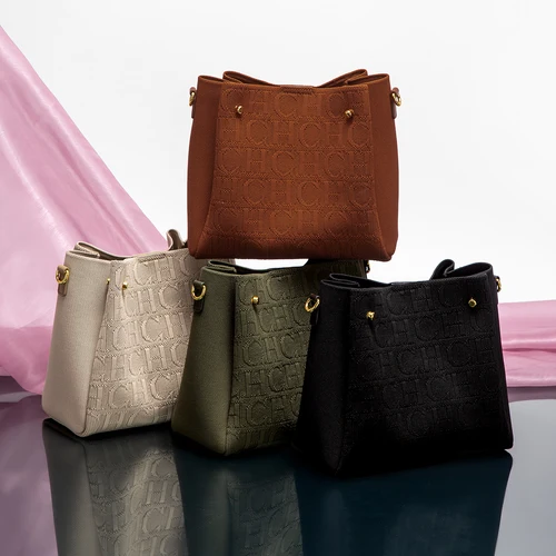 Imagen 2 del producto Bolso de hombro clásico Retro para mujer, nuevo diseño de letras de Color sólido, bolso multifuncional para ocasiones a la moda para fiesta