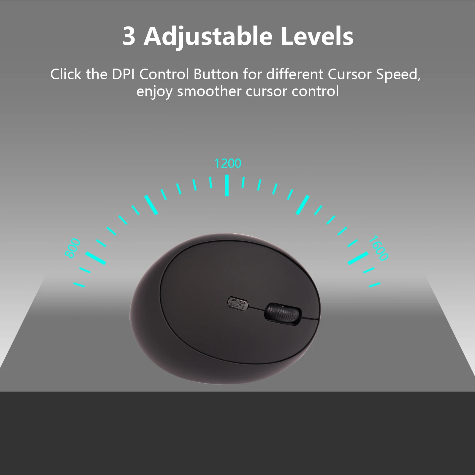 Wireless 2.4G Wired Vertical Mouse Small With Side Keys With DPI Button Ergonomics Design Plug And Play Mause Office Use Mice