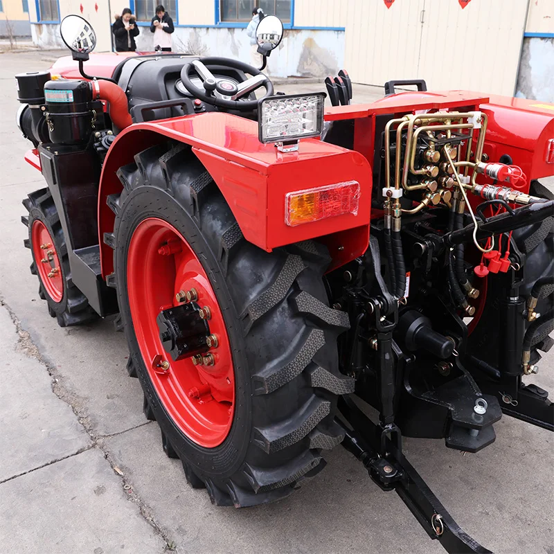 

Customized Easy Handling Multifunctional Wheel Micro Tiller, Rotary Tiller & Plowing Machine for Four Wheel Farm Tractor
