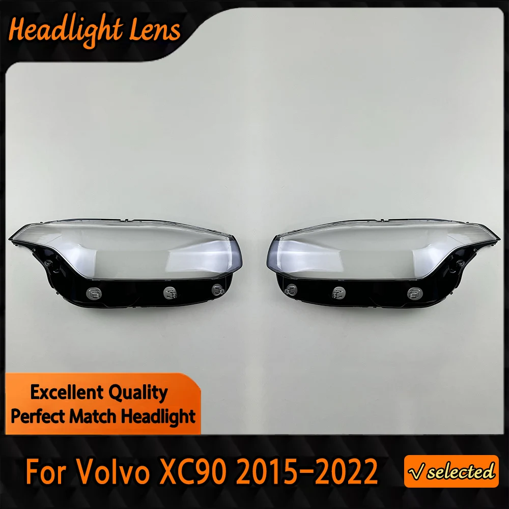 

Headlight Lens Shell For Volvo XC90 2015 2016 2017 2018 2019 2020 2021 2022 Transparent Headlamp Cover Plexiglass Lampshade