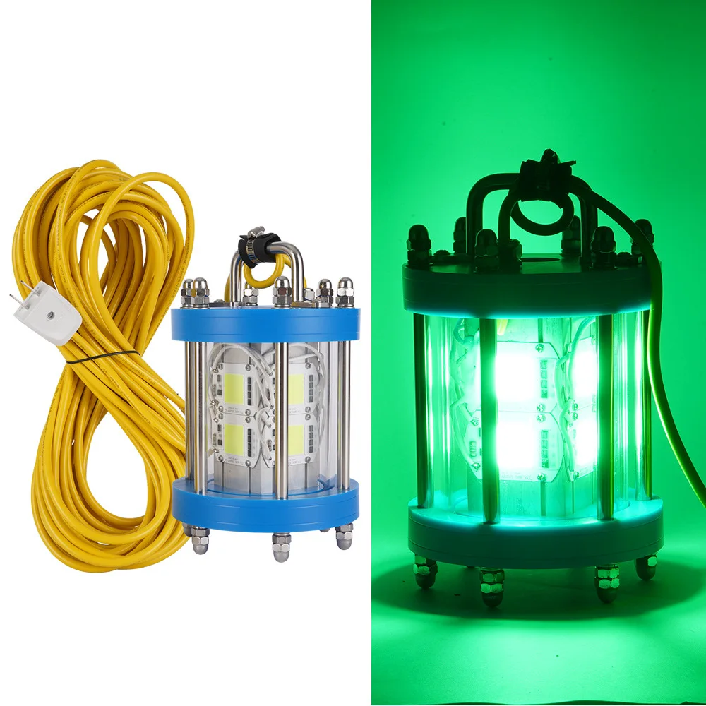 400W-800W high-power fishing light, underwater LED fish lure light, fish collecting light, waterproof fishing light