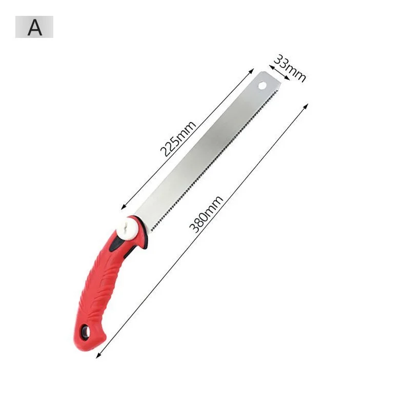 1 مزدوج الحواف سحب المنشار الصلب شفرة مرنة 3-edge الأسنان اليد المنشار للخشب البلاستيك قطع النجارة أداة