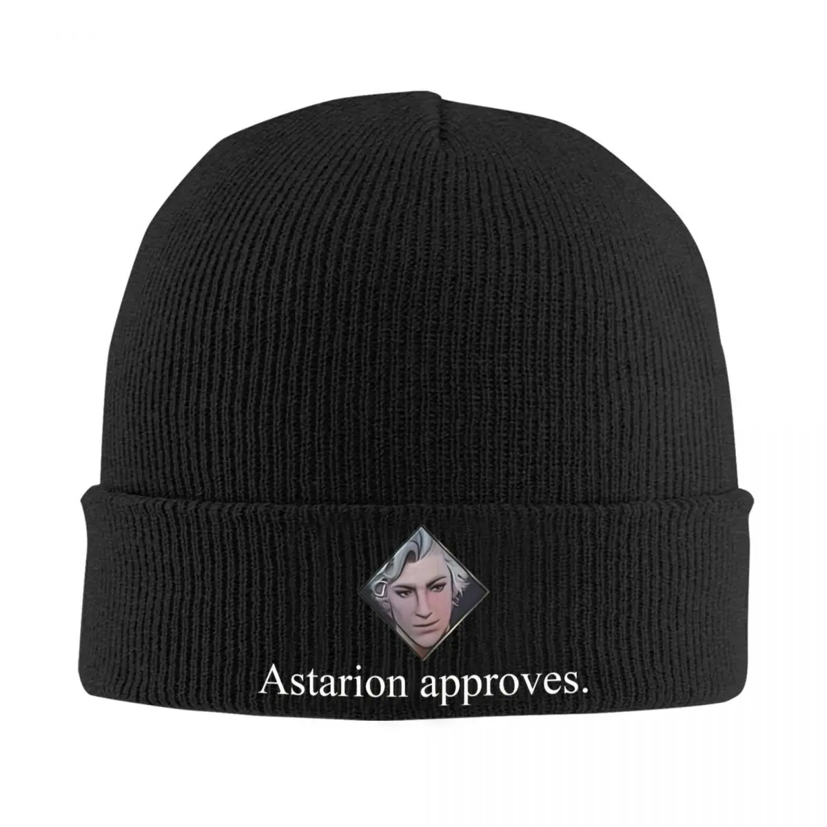 Astarion Baldurs Gate 3 Girl Dinner Knitted Caps for Women Men Beanies Autumn Winter Hats Hip Hop Melon Cap