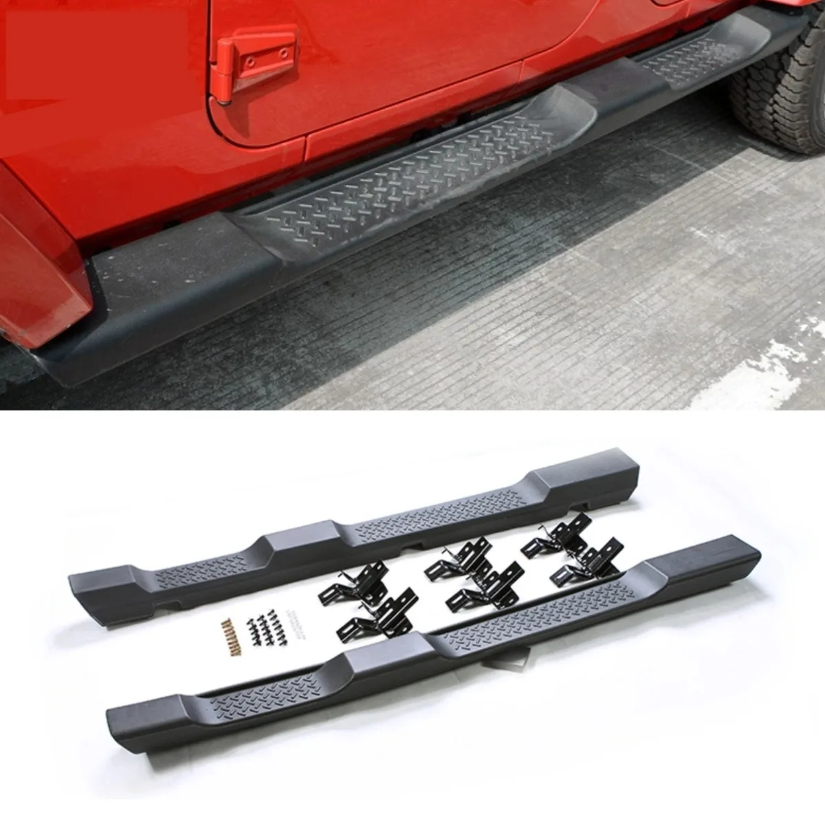 

Car Side Footboard Running Board Exterior Part For JK Wrangler 2008-2017 Body Kit Car Accessories