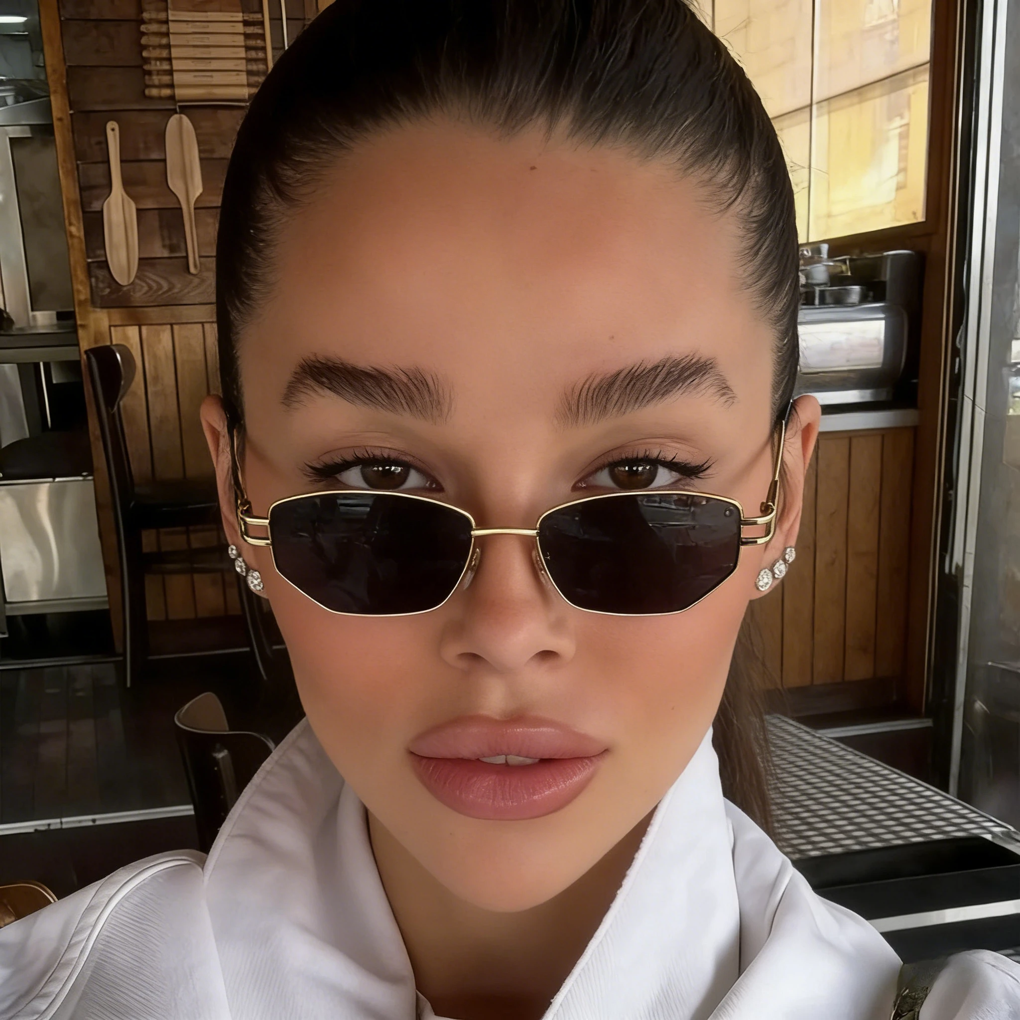 

Солнцезащитные очки 2026 Vintage Polygon для женщин и мужчин, металлическая маленькая оправа, ретро-дизайн с полыми дужками, для вождения и пляжа, женские