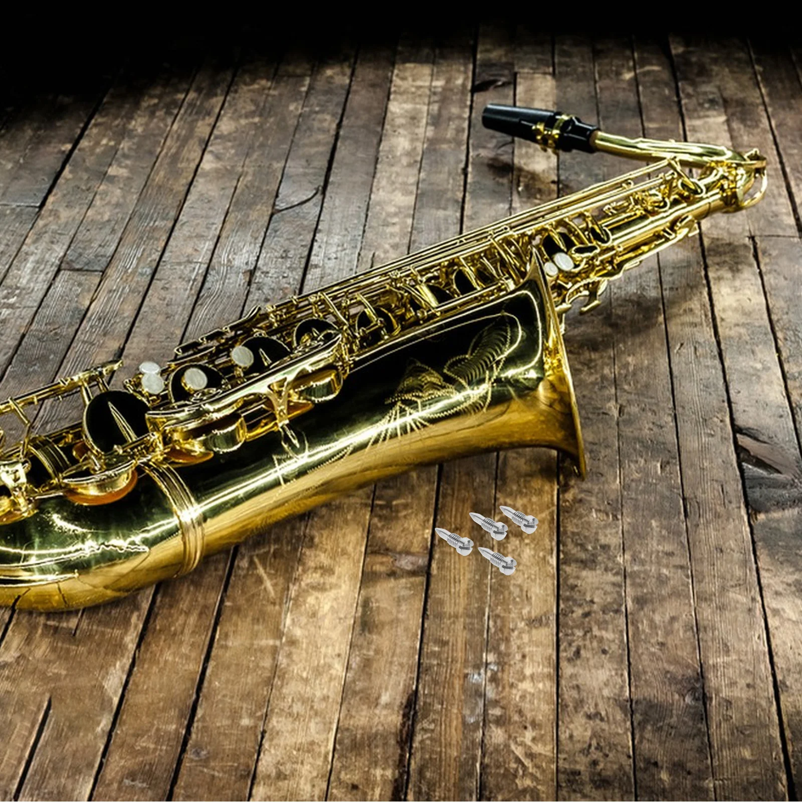 

5Pcs Saxophone Repair Parts Damping Design Minimize Noise Improve Responsiveness Wind Instrument Soprano Saxophone Accessories