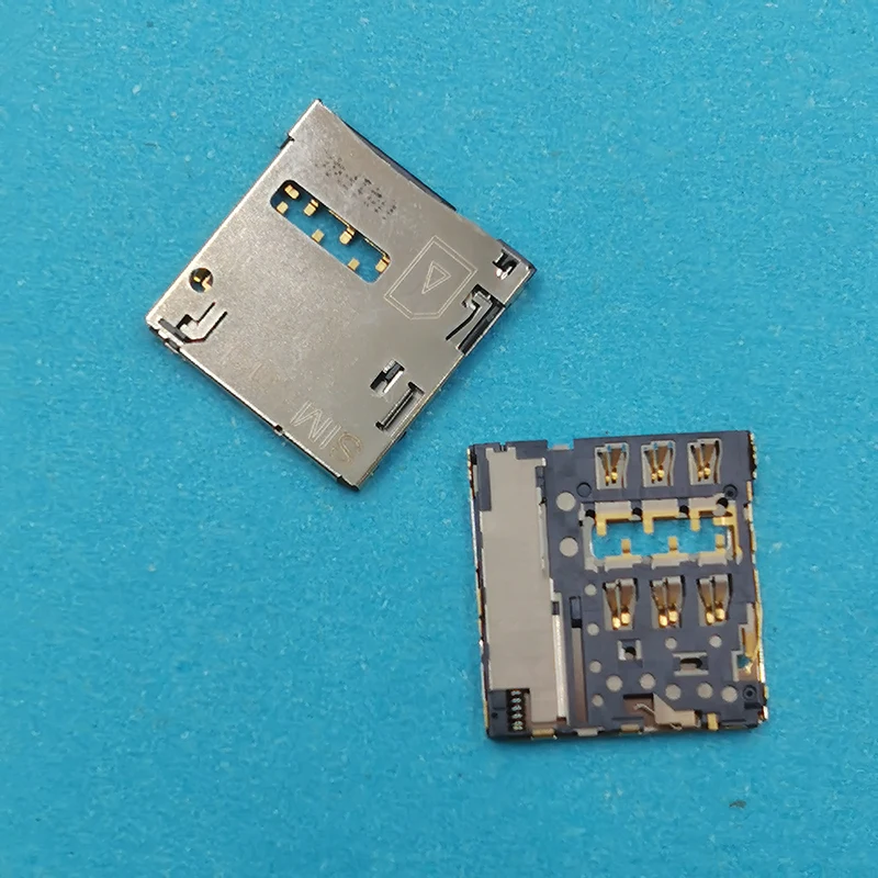 1-5Pcs Reader Sim Card Socket For Samsung Galaxy I9305 I9300 I535 R530U I747 T999 E210 M919 I337 R970 Slot Tray Holder Connector