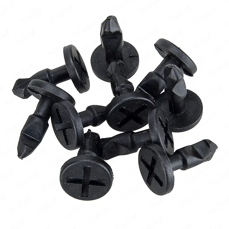 10Pcs Engine Compartment Cover Plate Screw Clips For Porsche For Cayenne 2006 95557271000 955-572-710-00