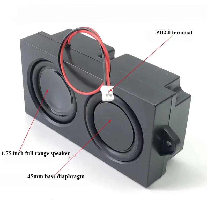 SOTAMIA 2 uds altavoz pasivo de 1,75 pulgadas Subwoofer 4 Ohm 5W altavoz de cavidad de frecuencia completa DIY ordenador de escritorio Audio Bluetooth