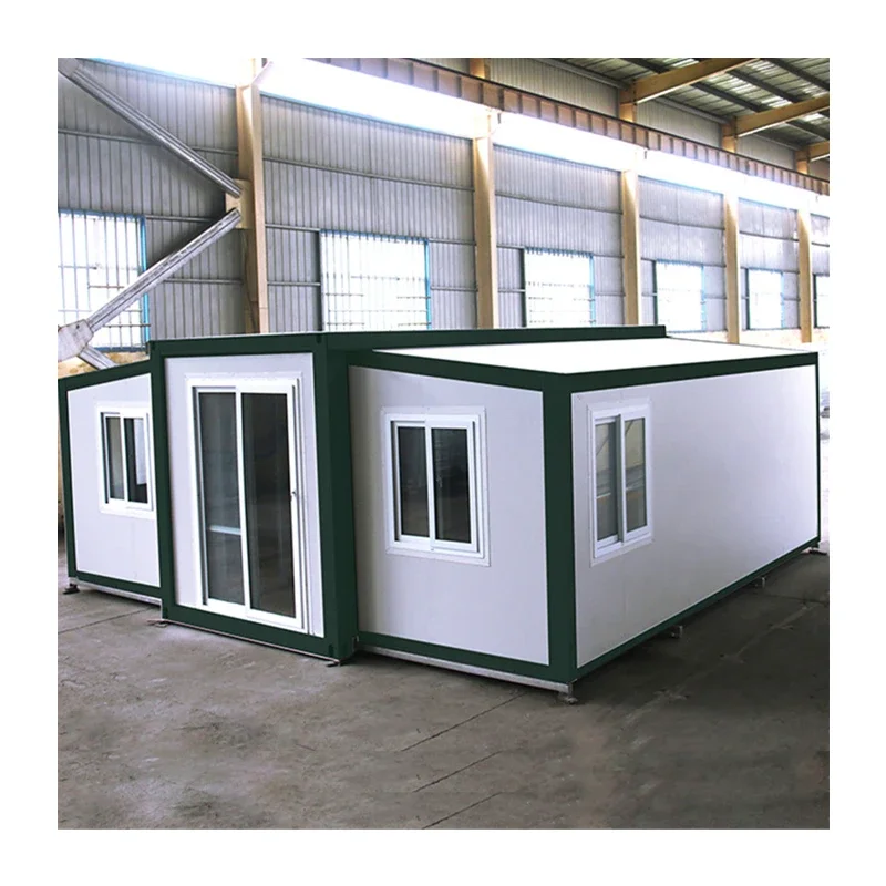 Case Container prefabbricate pieghevoli estese contenitore vivente pieghevole da 40 piedi cabina espandibile casa Container pieghevole