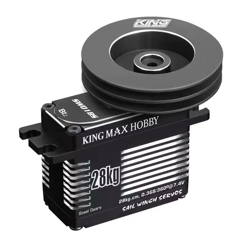 Kingmax SW01BS 77 г 28 кг см цифровые стальные шестерни сервопривод парусной лебедки производительность цифровой стандартный сервопривод парусной лебедки для соревнований