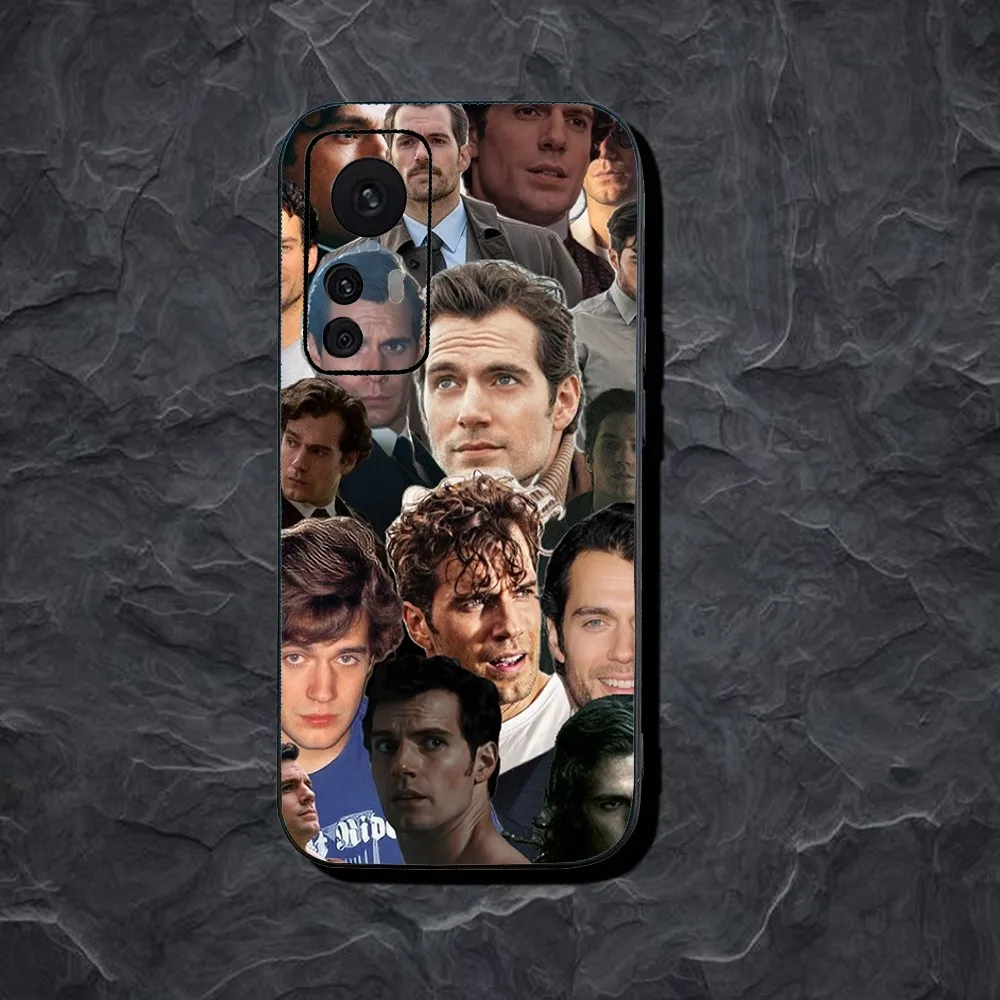 H-Henry Cavill Actor Phone Case For Xiaomi 11 Redmi Note 11 5G 8T 9A 9 10T Note8Pro Note9 12SUltra Black Case