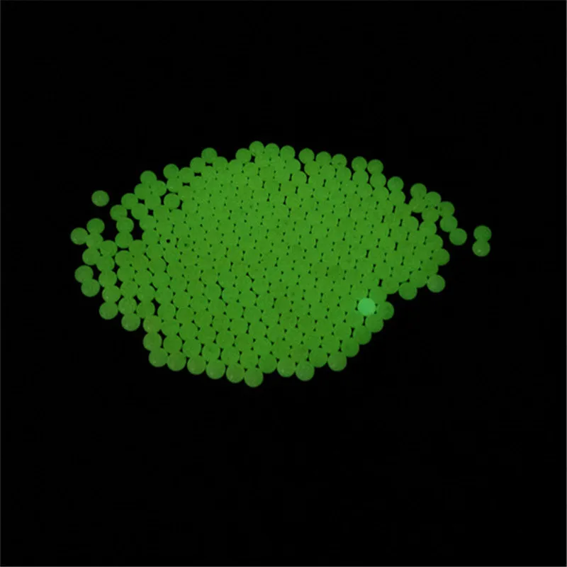 100pcs/Lot Luminous Beads 3mm-8mm Fishing Space Beans Round Float Balls Light Glowing for Outdoor Fishing Accessories Set