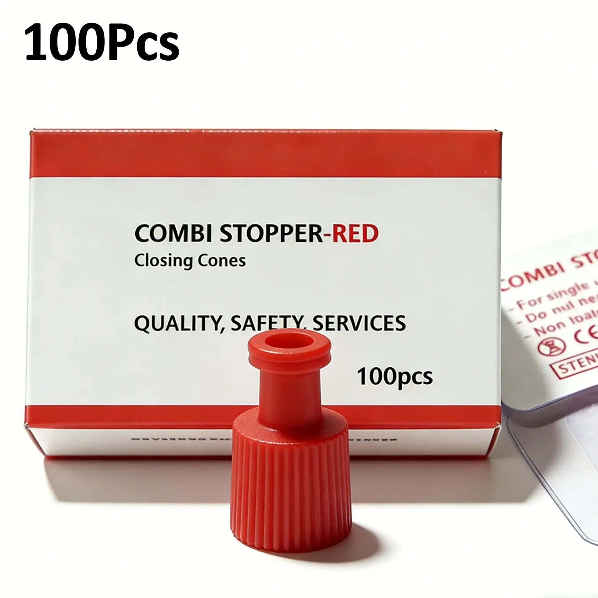 50/100Pcs PP Male Female Luer Lock integrated Plug Adapter Air Valve Pipe Dispensing  Syringe Barrel Fitting Connector End Cap