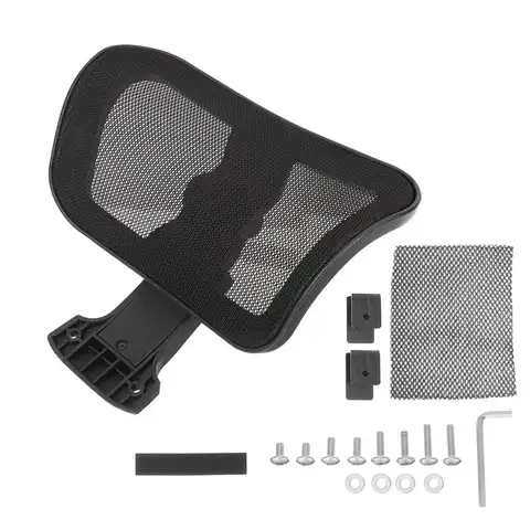 통풍 사무실 의자 머리 받침 컴퓨터 의자 머리 받침, 조절 가능한 컴퓨터 목 베개, 범용 의자 머리 받침 부착