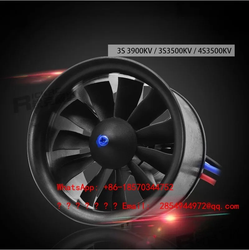EDF64mm11 Blade Fan Propeller Factory Dynamic Balance Calibration Motor Motor