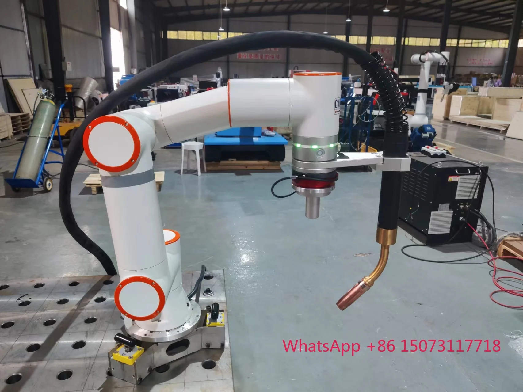 عالية الأداء Cobot التعاونية روبوت عربة لحام نبض MIG روبوت لحام التعاون