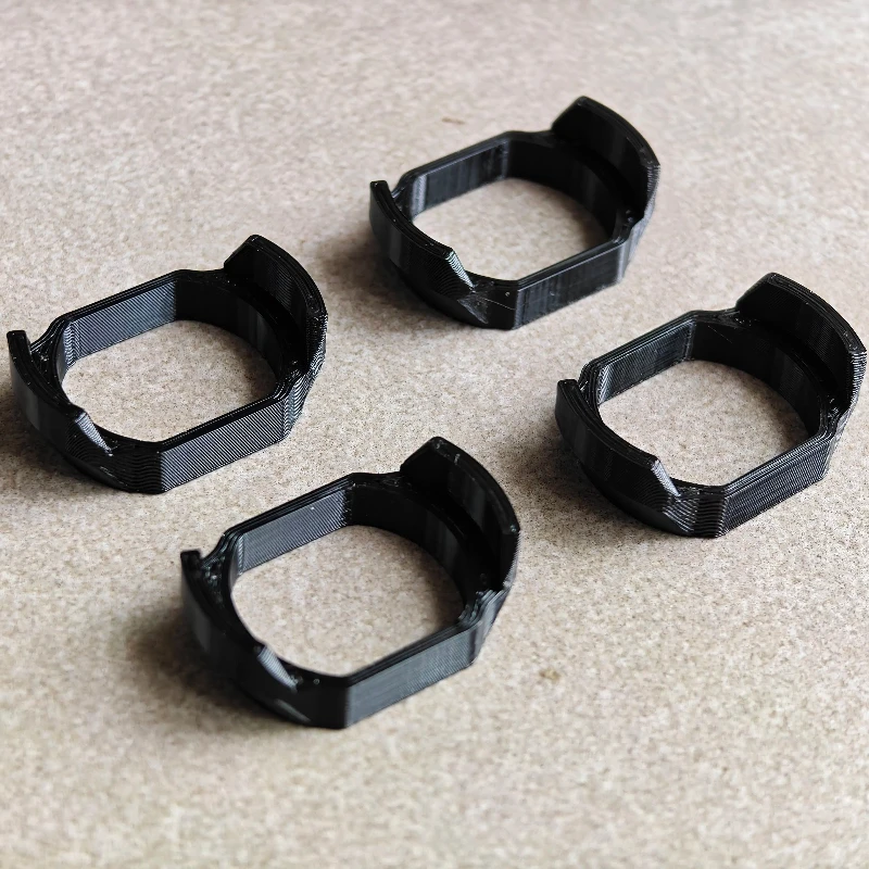4PCS Camera Lens Guard Ring Protective Collar TPU 3D Printed Parts Compatible with Filter Installation for DJI O4 Pro FPV Drone