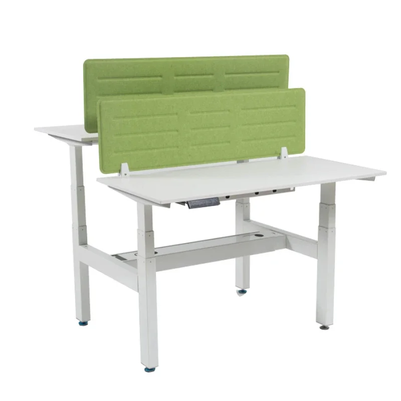 

Электрический регулируемый стол с двумя двигателями, сидячий стоя, офисный стол с 3 сегментами, подъемная стойка, стоечный стол