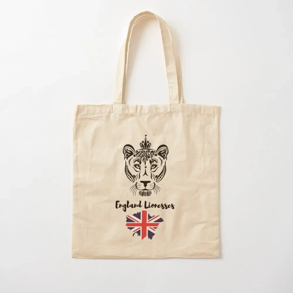 

England lionesses Tote shopping canvas shopping handbag Canvas Tote Canvas bag tote bag custom Handbags Bag