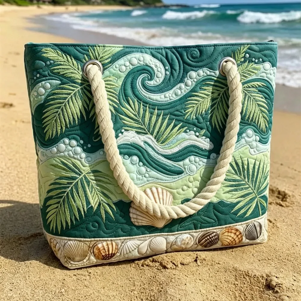 Women's Quilted Handbag, Lightweight and Durable Quilted Shopping Bag, Without Embroidery Patterns