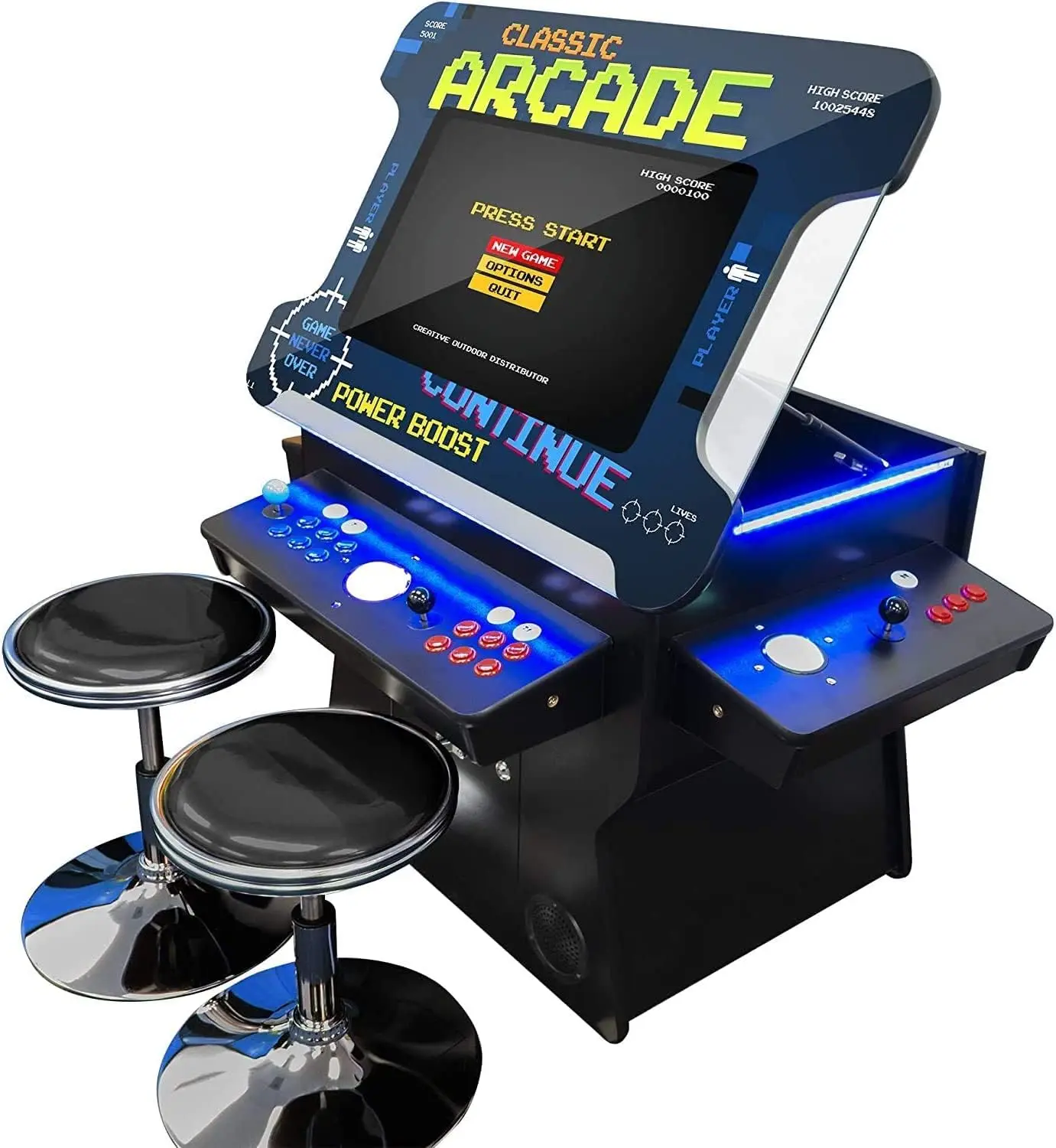 Arcades Full Size Commercia Grade Cocktail Arcade Machine 2 Player  4500 Games 32