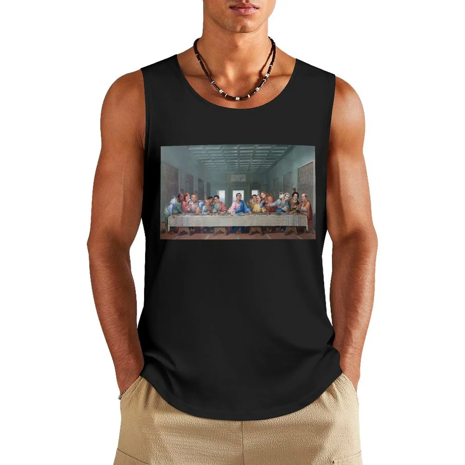 The Last Supper Office Edition Tank Top Men's clothes Sportswear for men new in tops & t-shirt