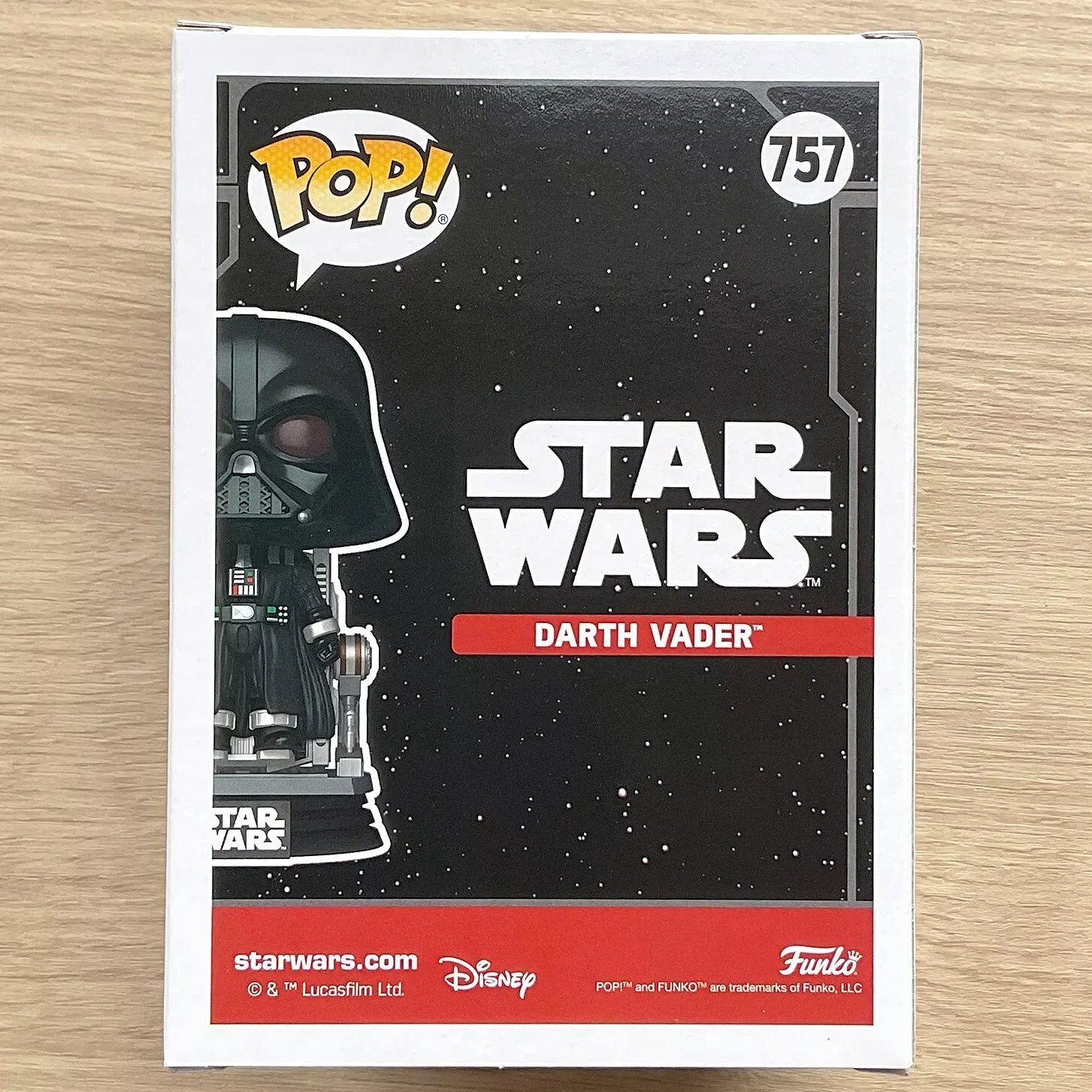 Star Wars Figures Darth Vader Revenge of the Sith #757 Funko Pop Vinyl Figure 4.35 inches Collectible Limited Edition Toy Gift view 3