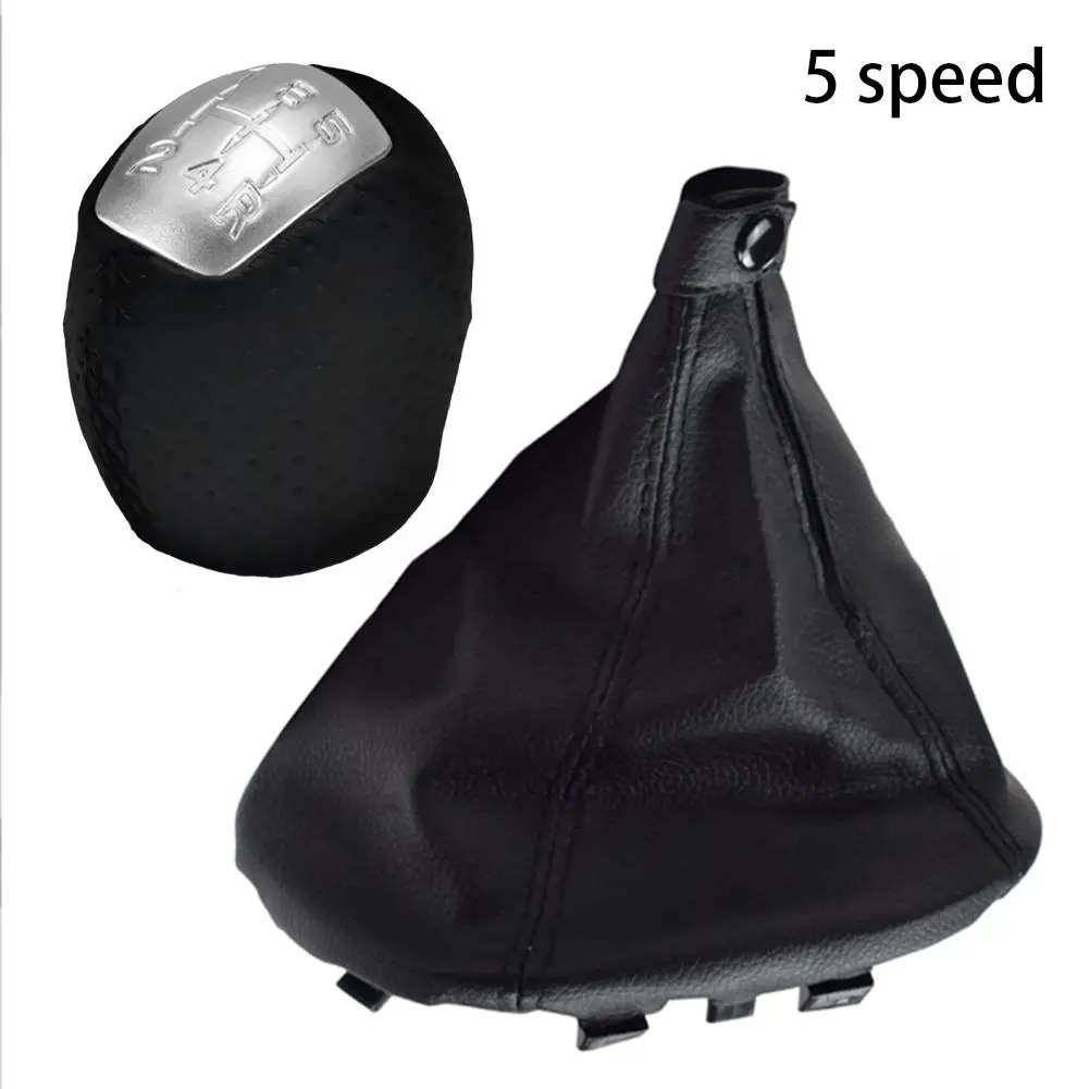 Black 15*10*5cm Leather Gear Shift Knob Gaiter Boot For IVECO For DAILY  V VI 2008-2017 Replacement Car Accessories