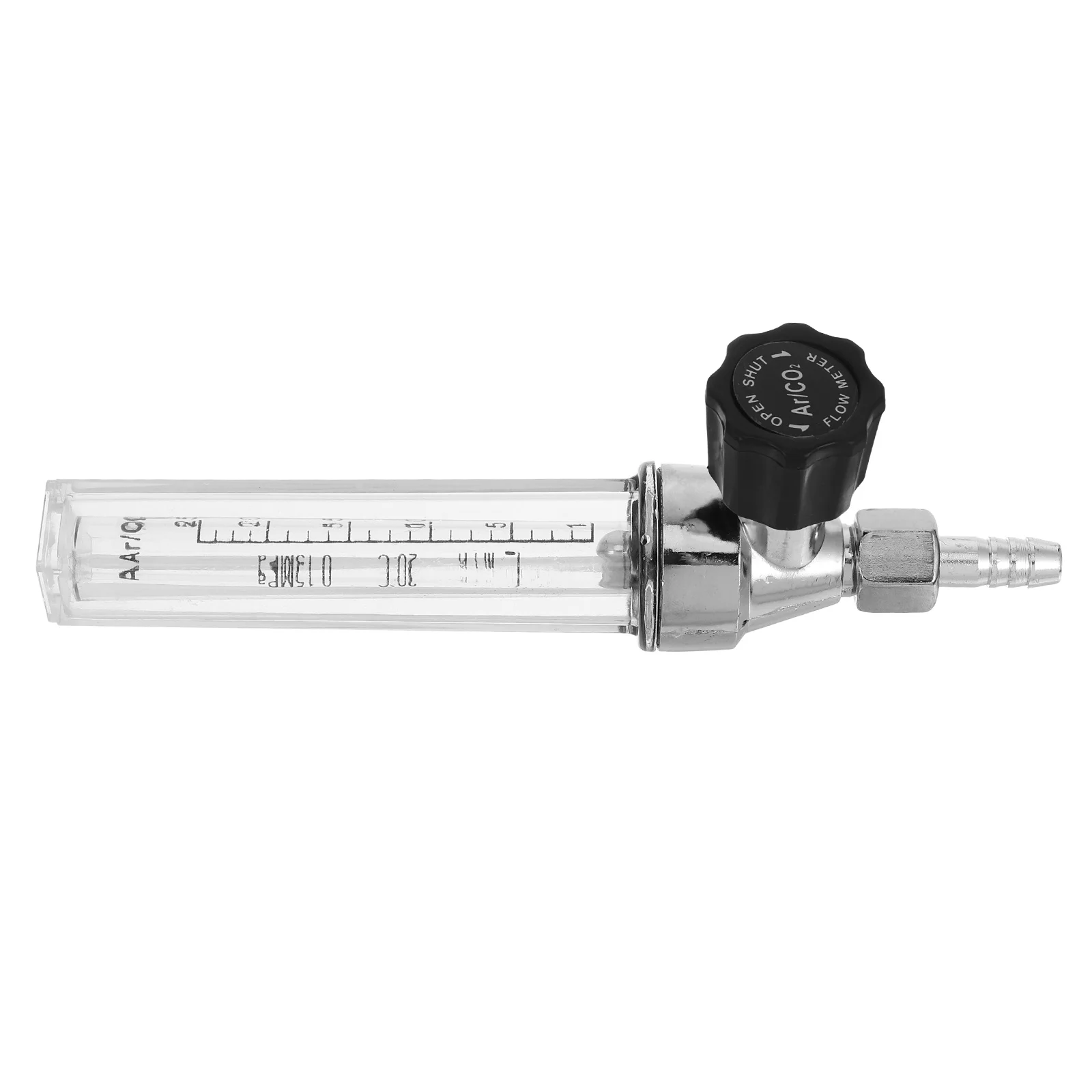 

Argon Flow Meter Aluminum Alloy Body Clear Display For Industrial Diy Measurement Tool Air