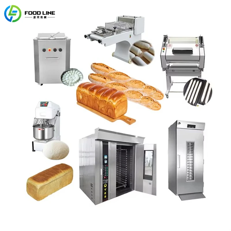 Customized Commercial Bread Production Line Automatic Bread Making Machine for Industrial Bread Baking Equipment
