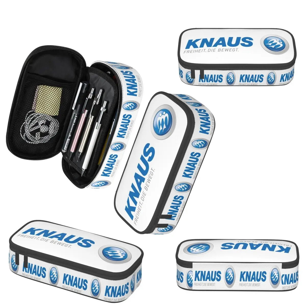 مقلمة Knaus Caravan للطلاب صندوق القلم المدرسية حقيبة أقلام رصاص لوازم القرطاسية حقيبة حامل القلم