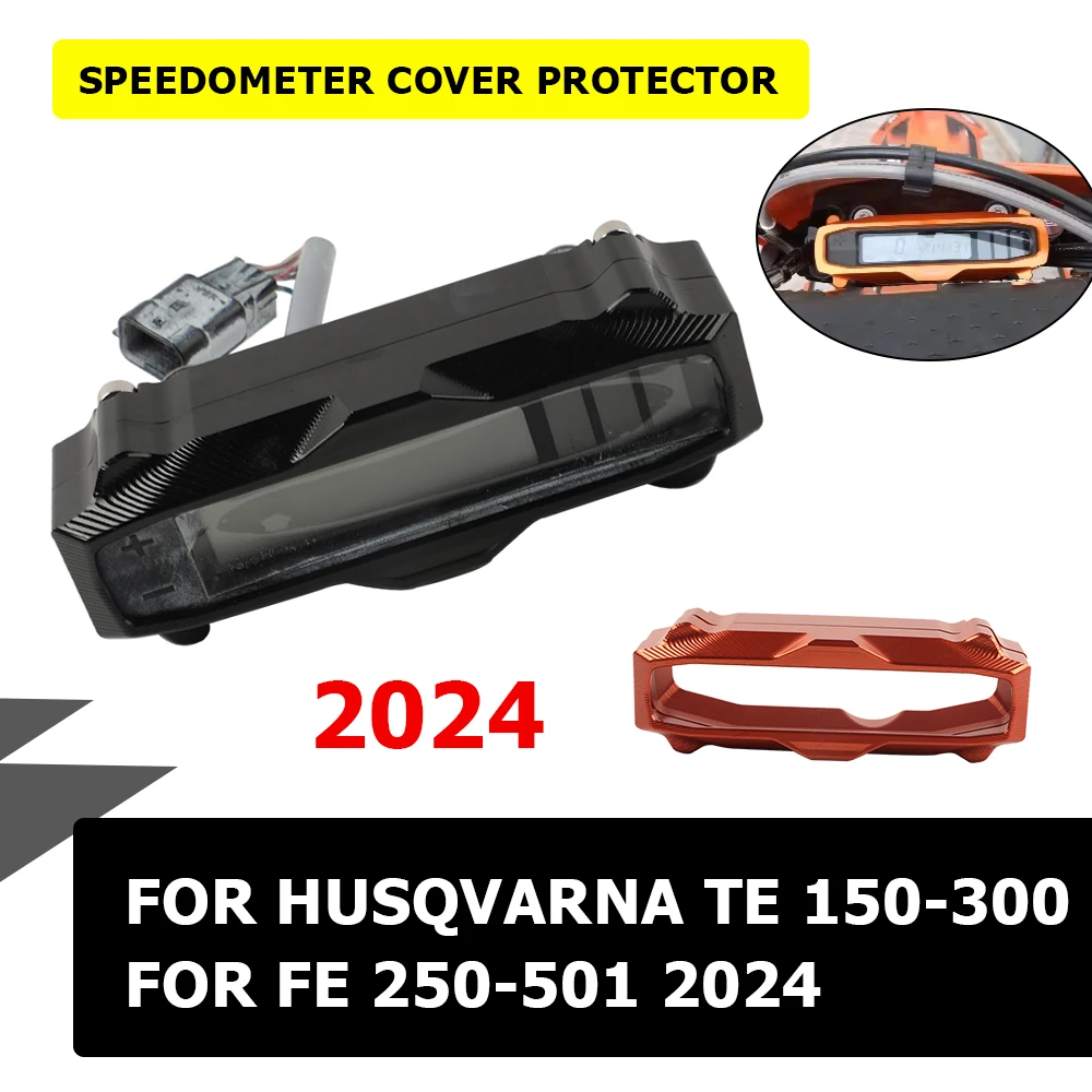 Motorcycle Speedometer Cover Tachometer Meter Guard Frame For Husqvarna TE 300 150 FE 250 350 450 501 350W 501W 350S 501S 2024