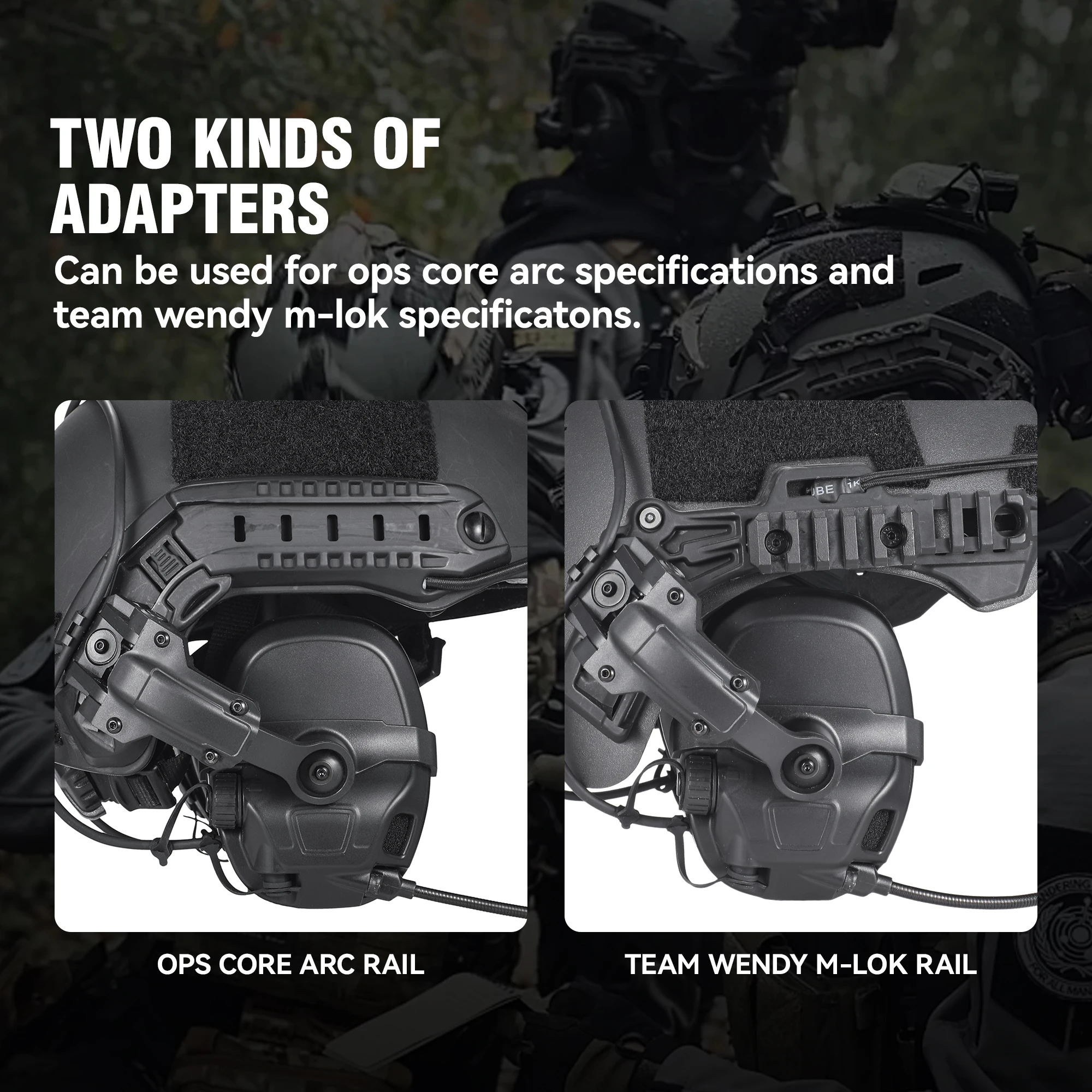 Auriculares tácticos ARM NEXT FMA, procesador de Audio DSP de doble canal Digital completo, cancelación activa de ruido, equipo de comunicación policial