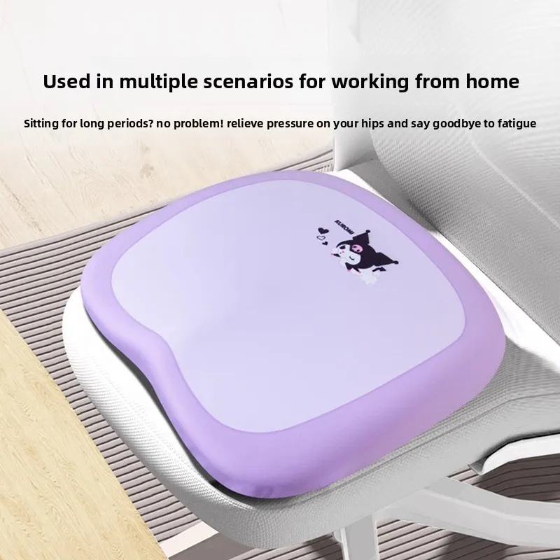 

Kulomi Car Seat Cushion Driver's Seat Height Increasing Pad High-end Feeling Cute for Girls, All Season Universal