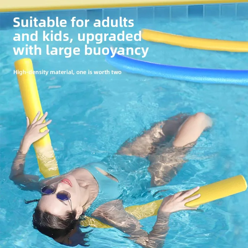 Flexible EPE Swimming Pool Noodle, Water Float Buoyancy Stick for Adults Kids, Summer Swim Learning Aid Tool