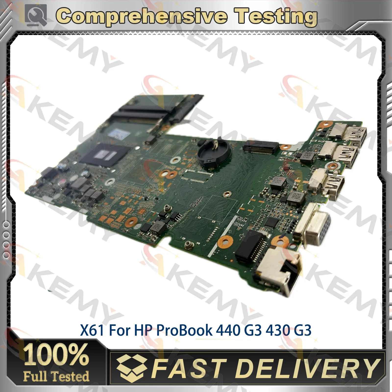 DA0X61MB6G0 Laptop Motherboard For HP ProBook 440 430 With i3 i5 i7 CPU DDR3L 830935-001 Mainboard 100% Fully Tested 100% Teste